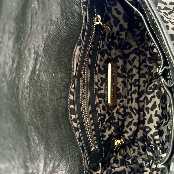 Rebecca Minkoff Green quilted handbag with gold chains - Picture 11 of 13